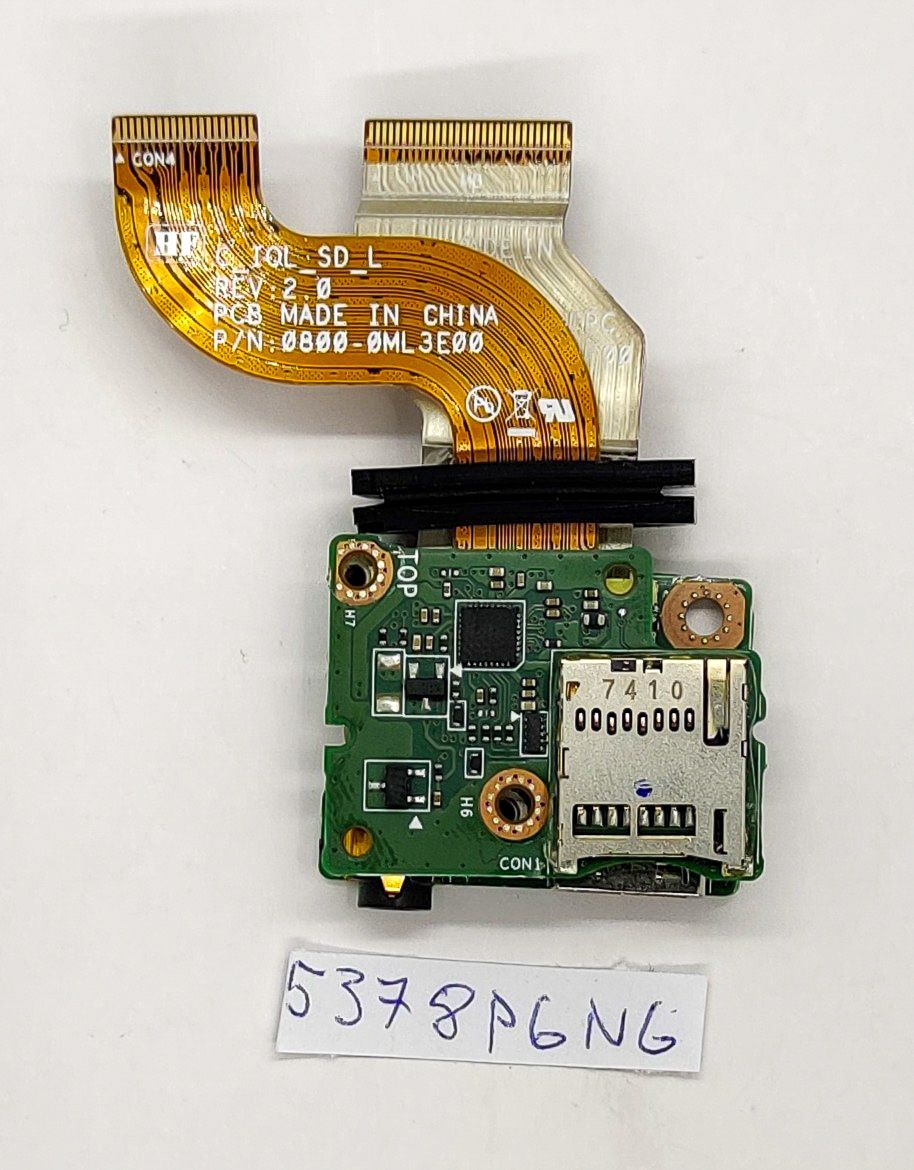 Plošča za bralnik kartic SD Dell Rugged Tablet 12 7202 - originalni nadomestni del