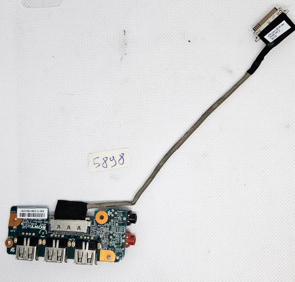 Sony VGN-FW140E USB zvočna plošča CNX-409 1P-1083J00-8010 | Razred A | Del prenosnika