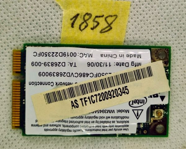 Sony Vaio PCG-8W1M WLAN Wi-Fi Map Module WM3945ABG 0151-06-2198 - originalen nadomestni del - slika 2