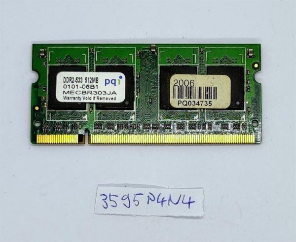 Nadgradite svoj prenosni računalnik z DDR2-533 512 MB RAM visoko zmogljivim prenosnim pomnilnikom