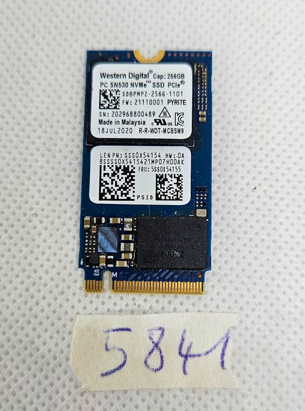 WD 256GB PC SN530 NVMe PCIe SSD 2242 M.2 30mm | Hitro shranjevanje prenosnih računalnikov