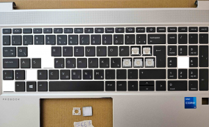 Posamezne tipke za HP ProBook 450 G8 s tipkovnico – originalni nadomestni del za prenosnik