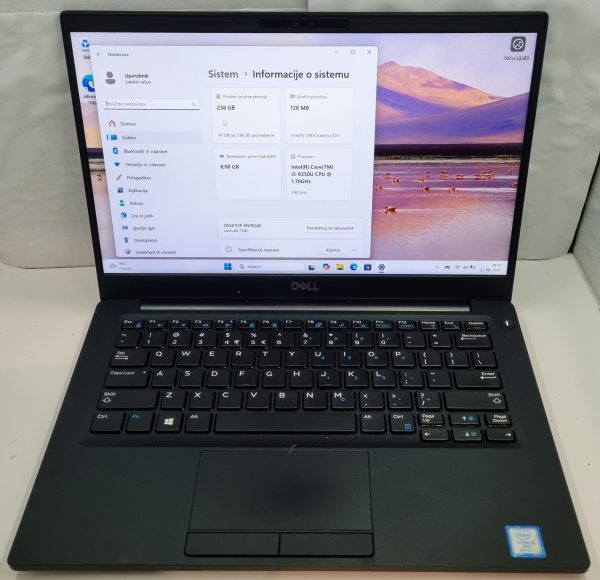 Dell Latitude 7390 (i5-8350U, 8 GB, 240 GB SSD, FHD) – zmogljiv in zanesljiv rabljeni prenosnik
