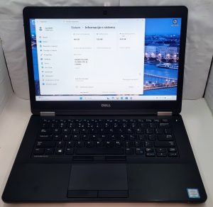 Dell Latitude E5470 – strokovno pregledani rabljeni prenosniki i5-6300U, 8 GB RAM, 480 GB SSD