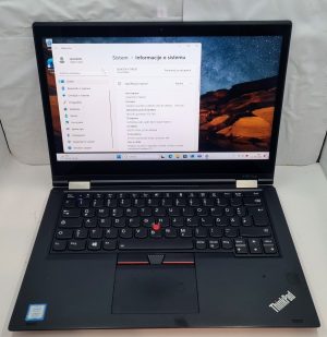 Lenovo ThinkPad X380 Yoga – strokovno pregledani rabljeni prenosniki s touchscreen, i7-8550U, 16 GB RAM, 480 GB SSD