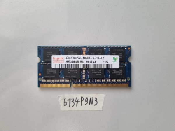 4GB 2Rx8 PC3-10600S DDR3 1333MHz prenosni RAM HMT351S6BFR8C pomnilniški modul