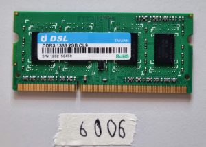 DSL 2GB PC3-10600 DDR3 1333MHz CL9 240-pin DIMM namizni RAM pomnilniški modul