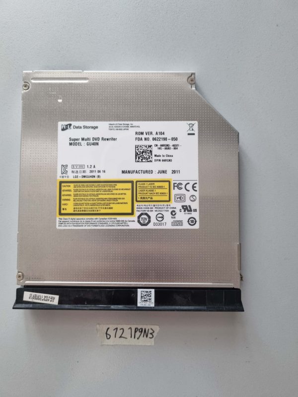 Okvir za pogon Dell Latitude E6420 DVD-RW DU-8A3SH 0TYRJC AP0FD000A10 Deli za prenosnike