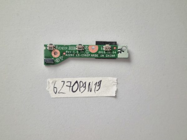 enovo ThinkPad Yoga 260 stikalna plošča z gumbom za vklop LS-C582P