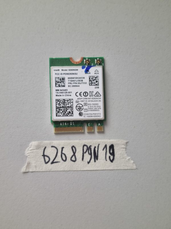 Originalni del prenosnega računalnika Lenovo ThinkPad L460 Yoga 260 Brezžična Bluetooth kartica 8260NGW 00JT532