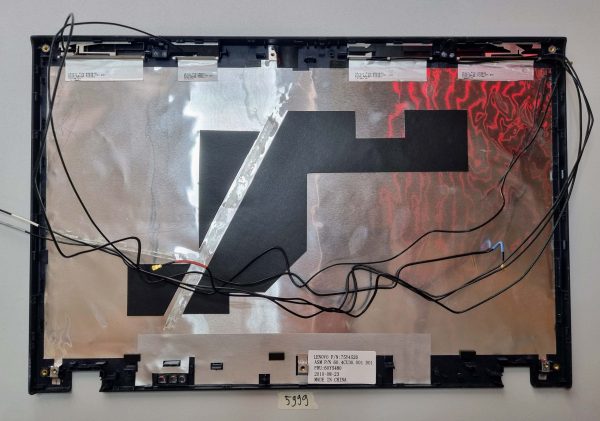 Originalni nadomestni del za prenosni računalnik Lenovo ThinkPad T510 W510 LCD hrbtni pokrov 75Y4526 - slika 2
