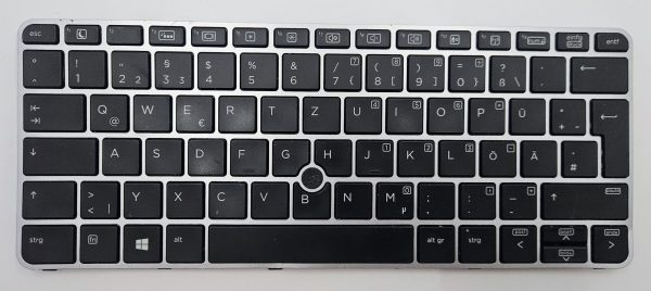 Nemška tipkovnica QWERTZ za HP EliteBook 820 G3 – zamenjava delov prenosnika 826630-041