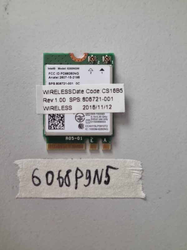 HP Intel Dual Band Wireless AC Bluetooth 4.0 Card 8260NGW 8260 806721-001 Deli za prenosnike