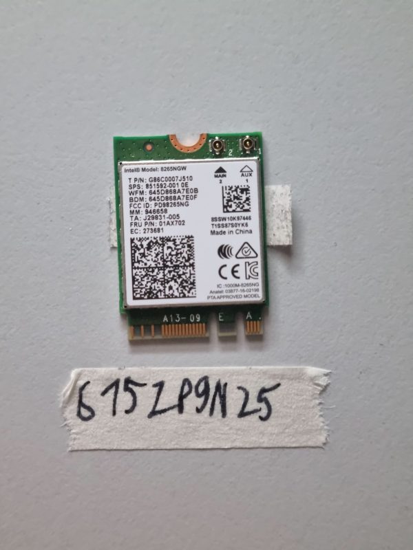 Deli prenosnika Intel 8265NGW Dual Band Wireless-AC 8265 2x2 WiFi Card M.2 802.11ac