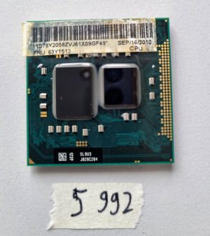 Intel Core i5-520M 2,40 GHz 3 MB predpomnilnik PGA988 Dual Core CPU procesor 63Y1513 – Deli za prenosnike
