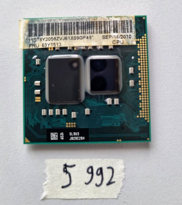 Intel Core i5-520M 2,40 GHz 3 MB predpomnilnik PGA988 Dual Core CPU procesor 63Y1513 – Deli za prenosnike