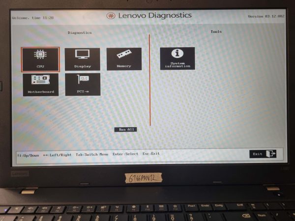Osnovna plošča prenosnika Lenovo ThinkPad L480 & L580 NM-B461 i5-7300U CPU @ 2,60 GHz - slika 3