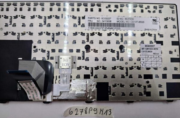 Lenovo ThinkPad T440p T450 T460 nemška tipkovnica 04Y0836 - slika 2