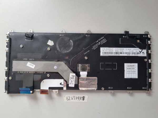 Tipkovnica Lenovo Yoga 260 00PA218 ST084 V152020AK1 nemška postavitev SN20H35127 z osvetlitvijo - slika 2