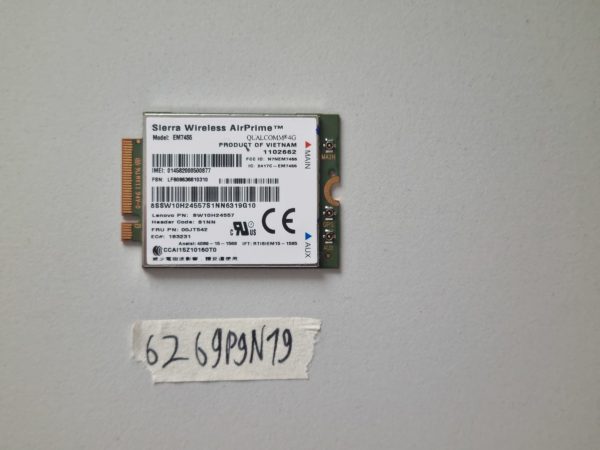 ThinkPad EM7455 4G LTE mobilna širokopasovna kartica za T460 T560 X260 X1 P50 P70 Yoga 260