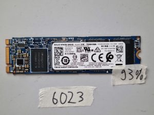 Toshiba NVMe M.2 2280 SSD 256GB KSG60ZMV256G TW-0VFR5T 93% Health Deli za prenosnike