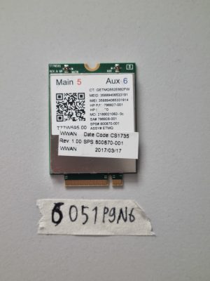 RABLJENI HP 800870-001 LT4120 WWAN modul 796928-001 deli prenosnika ProBook EliteBook