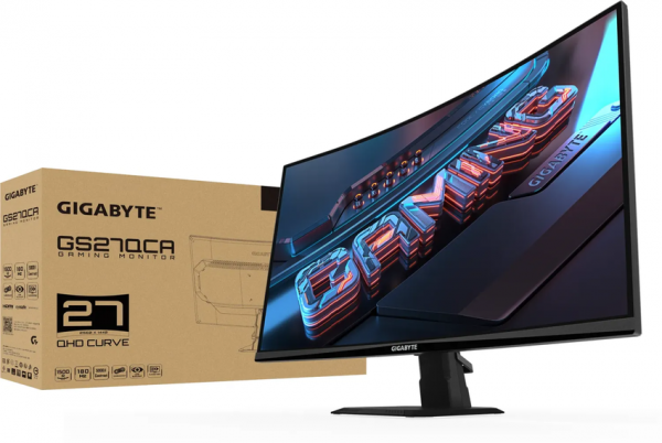 Monitor Gigabyte GS27QCA 68,6 cm (27″) QHD VA LED 180 Hz ukrivljen - slika 5