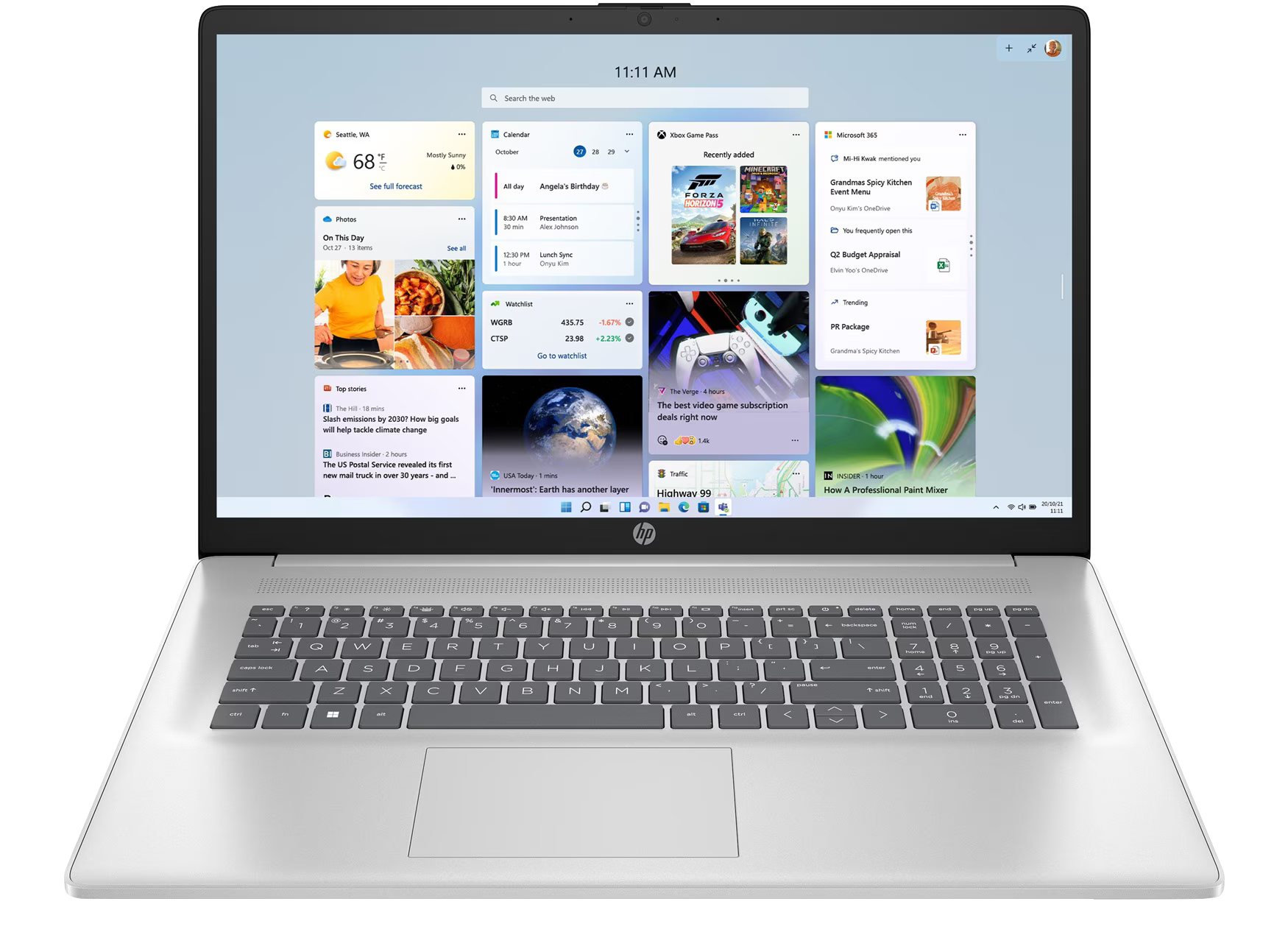Prenosnik HP 17-cp3770ng / Ryzen 7 / RAM 16 GB / SSD Disk / 17,3″ FHD