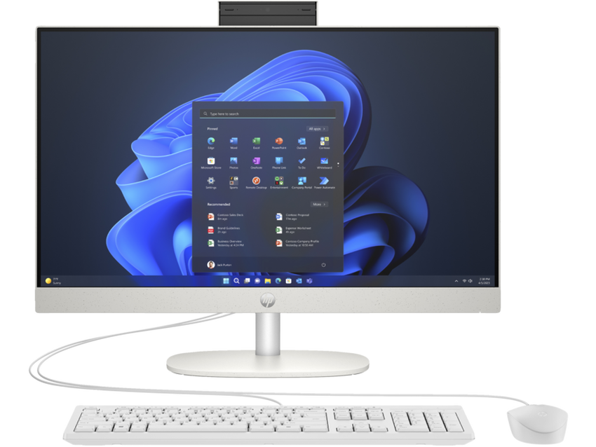 Računalnik HP ProOne 245 G10 AiO | R5 7520U | 16GB RAM | 512GB SSD | W11P / Ryzen 5 / RAM 16 GB / SSD Disk