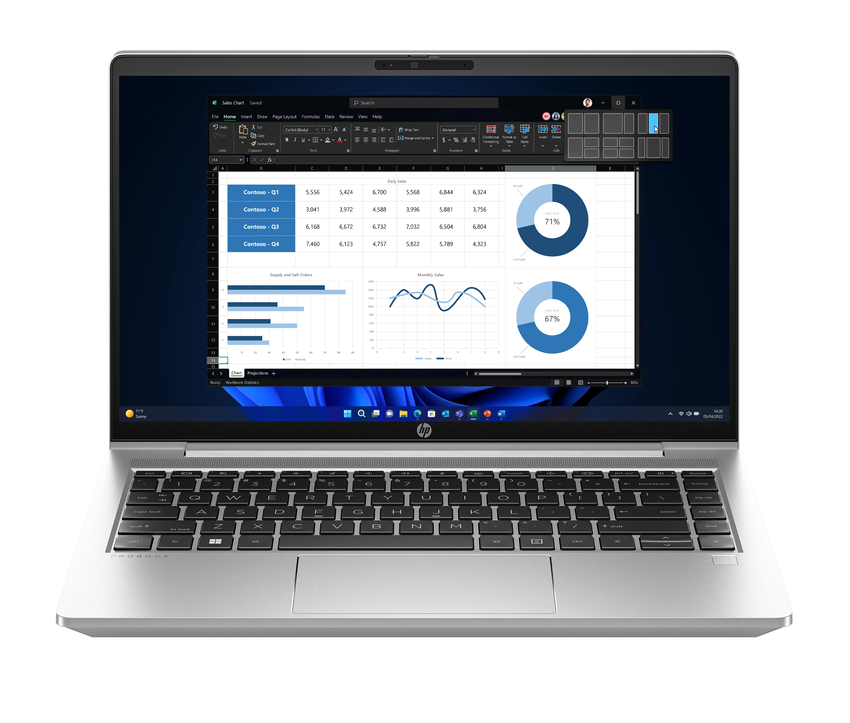 Prenosnik HP ProBook 440 G10 | Metal | i5 13. gen | Win 10 Pro / i5 / RAM 8 GB / SSD Disk / 14,0″ FHD