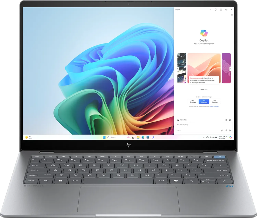 Prenosnik HP OmniBook X AI 14-fe0002nl | Snapdragon / Qualcomm Snapdragon X / RAM 16 GB / SSD Disk / 14,0″ 2K