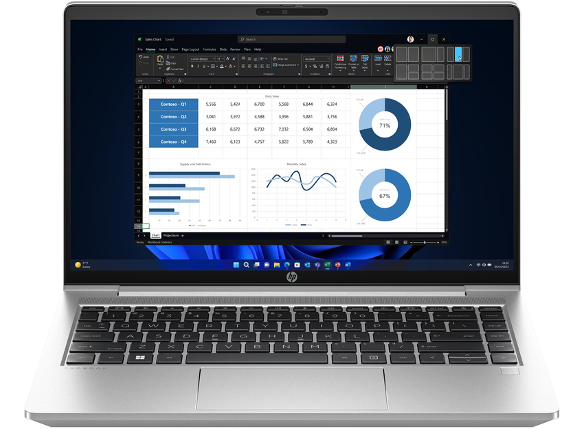 Prenosnik HP ProBook 440 G10 | Metal | i5-1334U | 16GB RAM | 256GB SSD | W11P / i5 / RAM 16 GB / SSD Disk / 14,0″ FHD