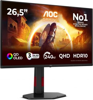 Monitor AOC Q27G4ZDR 100% sRGB 67,3 cm (26,5″) WQHD 0,03ms