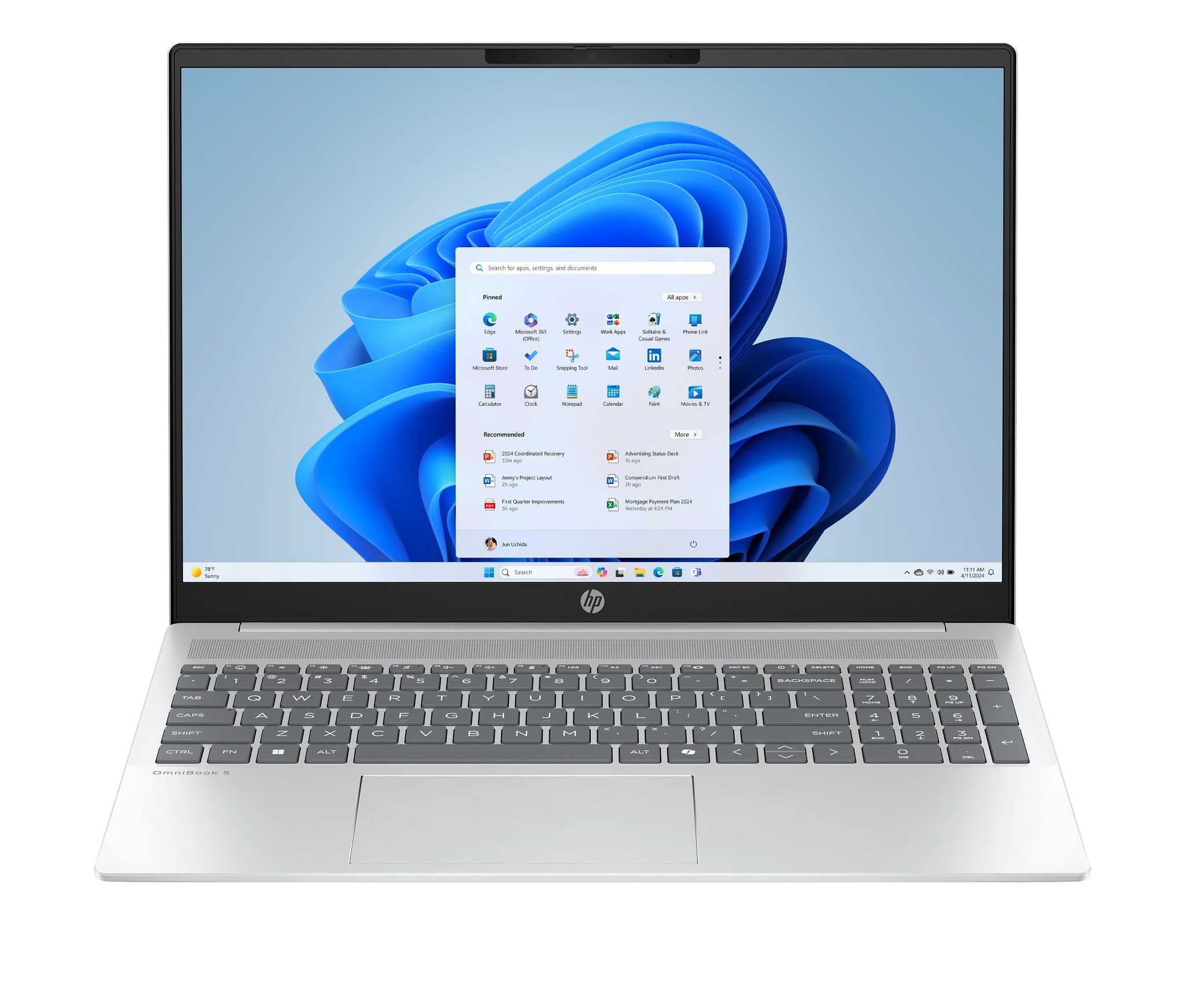 Prenosnik HP OmniBook 5 16-AG1XXX / Ryzen 5 / RAM 16 GB / 1TB SSD / 16,0″ WUXGA