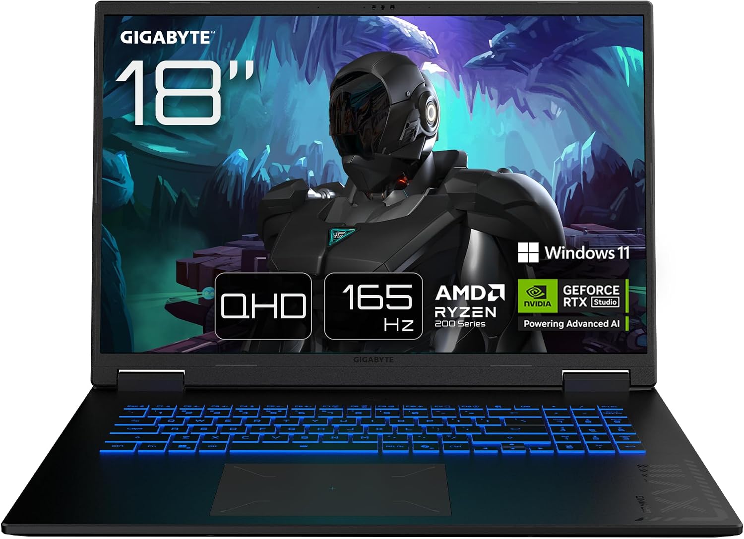 Prenosnik Gigabyte Gaming A18 3WHK3DEC64SH / Ryzen 7 / RTX 5070 Max-Q / RAM 32 GB / 1TB SSD / 18" WQXGA