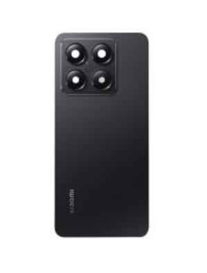 Xiaomi Mi 14T 5G zadnji pokrov + steklo kamere – črn | Original rezervni del za telefone