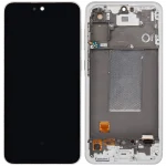 OLED Assembly With Frame For Samsung Galaxy A56 5G (A566 / 2025) (Refurbished) (Lightgray)