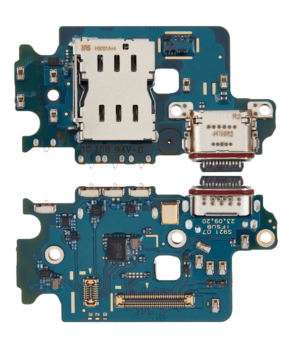 Charging Port Board s SIM čitalcem za Samsung Galaxy S24 5G S921B (mednarodna različica) Premium