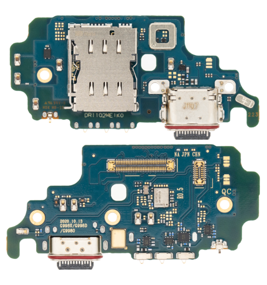Charging Port Board With SIM Card Reader za Samsung Galaxy S21 Ultra 5G G998U (US Version) Premium