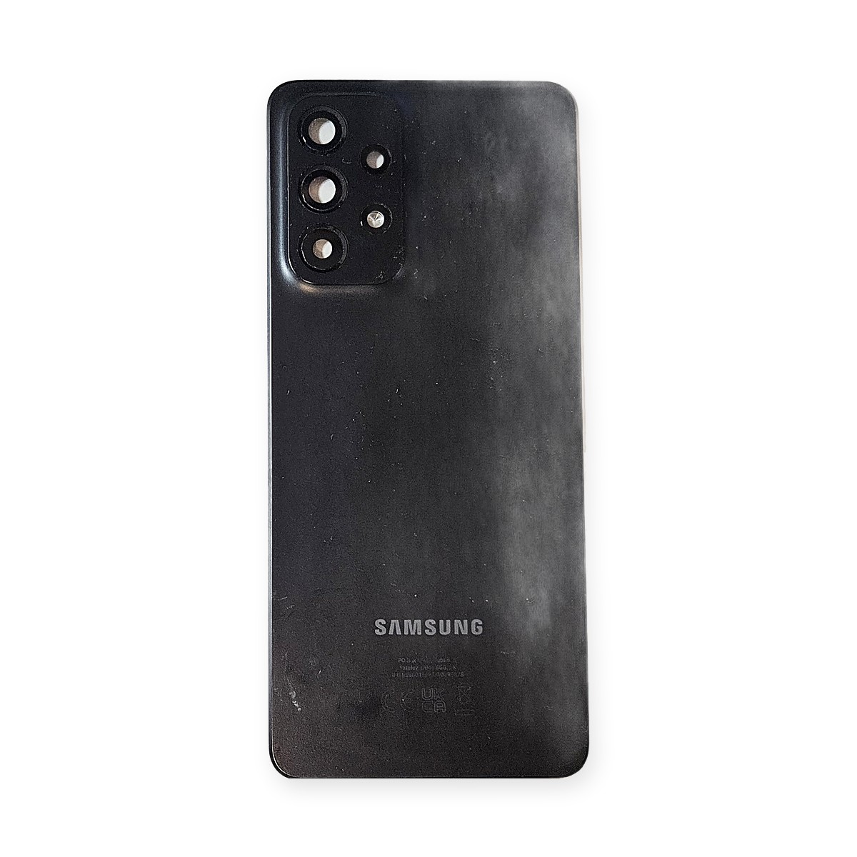 RABLJEN Original Zadnji pokrov – črn (z obrobo in stekli kamer) za Samsung Galaxy A33 5G (SM-A336B)