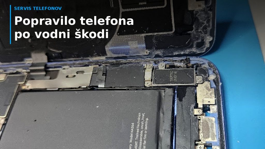Popravilo iPhone 16 po vodni škodi v Praček.si servisu Ajdovščina