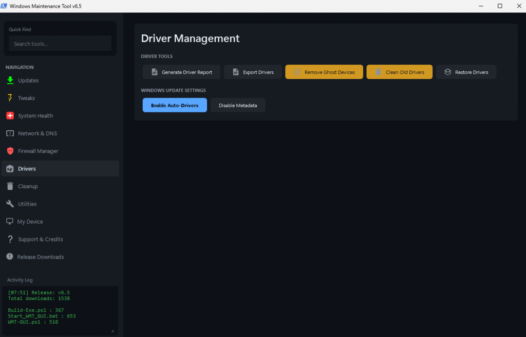 Windows Maintenance Tool: popoln pregled, namestitev in uporaba